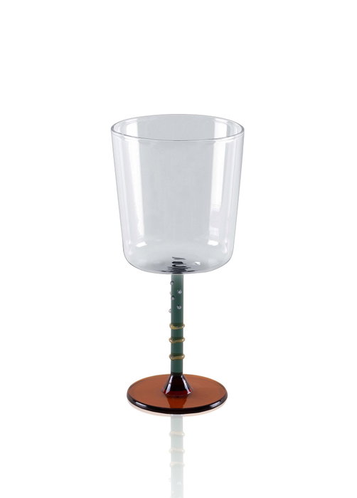 Hermia Jarrón de Vidrio Verde 300 ml